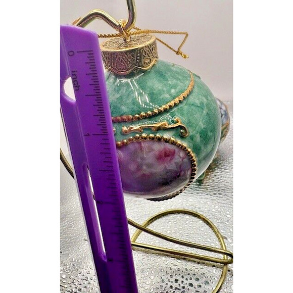 Hummingbird Floral 1998 Bradford Edition Ornaments Set of 2 Heirloom Porcelain - Picture 14 of 16